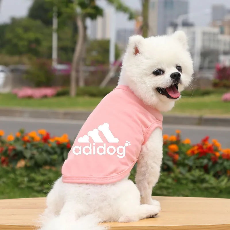 XS-5XL Summer Dog Clothes Brand For Large Dogs Cotton Vest Big Dog Clothing French Bulldog Golden Retriever Designer Pet Clothes