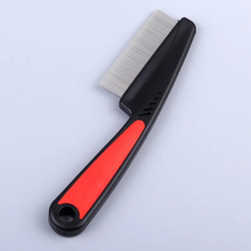 Pet Flea Lice Cleaner Combs Hair Removal Stainless Steel Needle Comb Deworming Eggs Opening Knots Dogs Cats Grooming Supplies