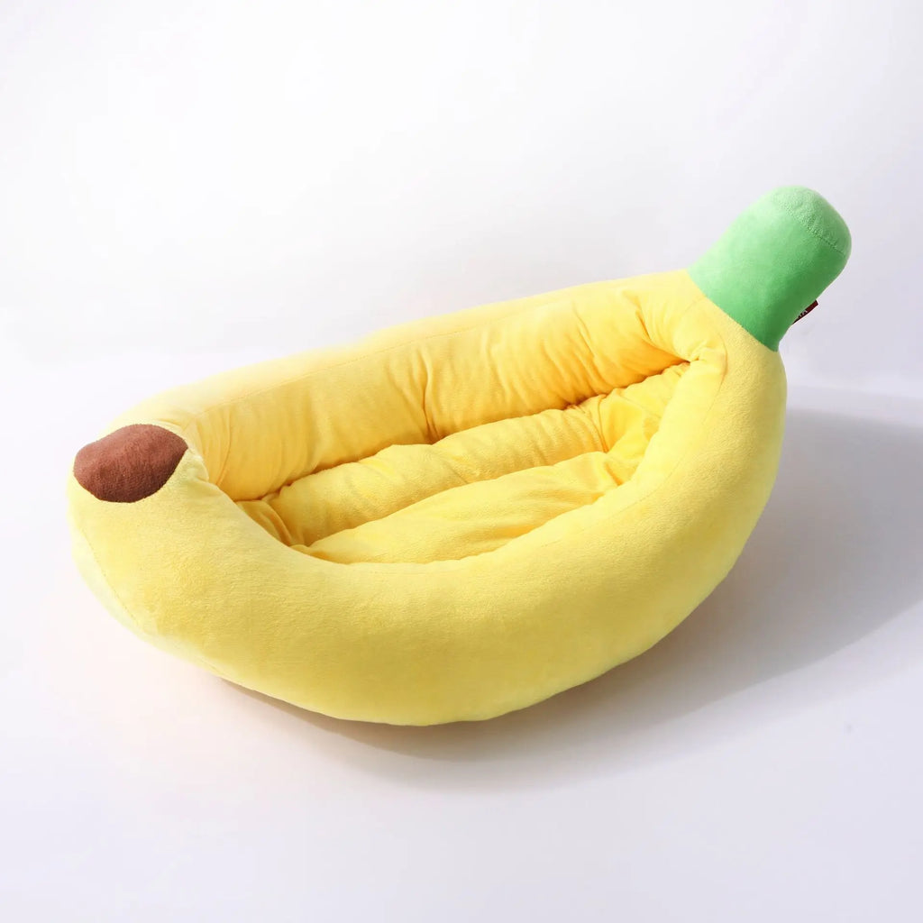 Interesting banana Warm Kennel Cat House Cat Dog lounger Bed Pet  Small Dog Pet Bed Rabbit Hamster Nest Bed Pet House dog lounge