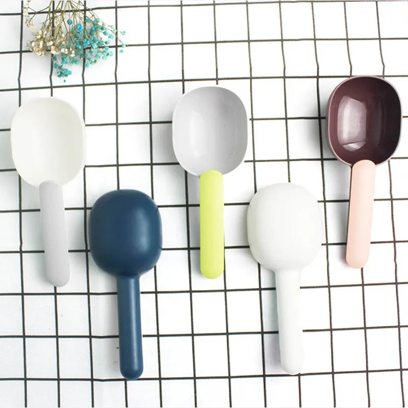 Pet Cat Dog Food Shovel Mutli-function Feeding Scoop Spoon with Sealing Bag Clip Creative Measuring Cup Pet Supplies