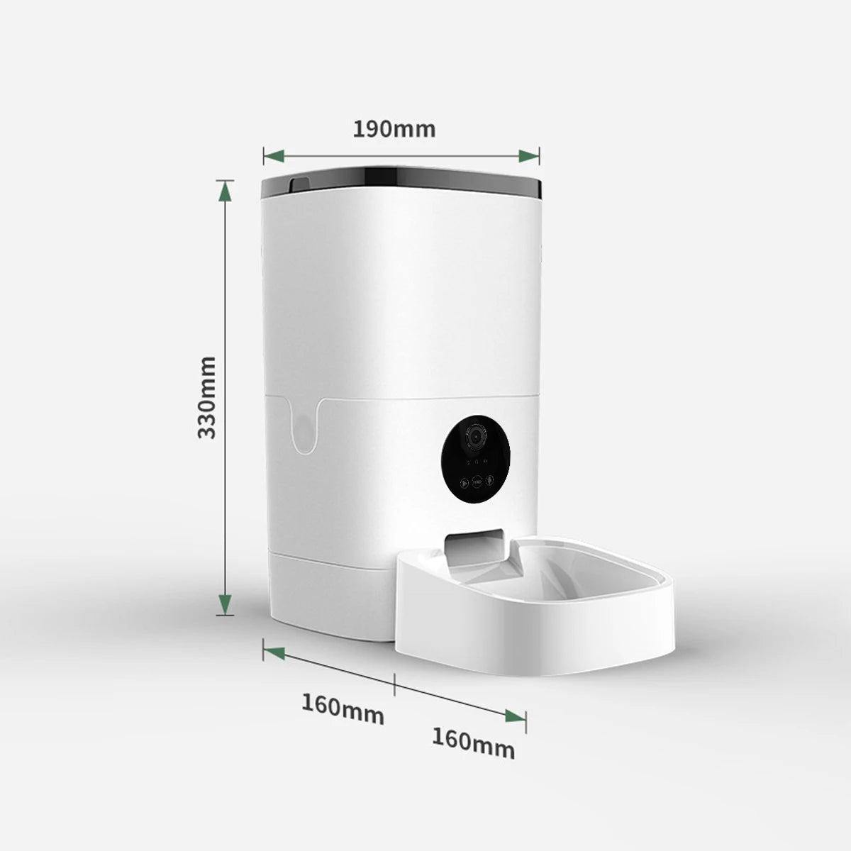 6L Pet Automatic Feeder Cat Dog Food Dispenser Vedio Version Smart 5S Voice Recorder APP Control Timing Feeding With HD Camera
