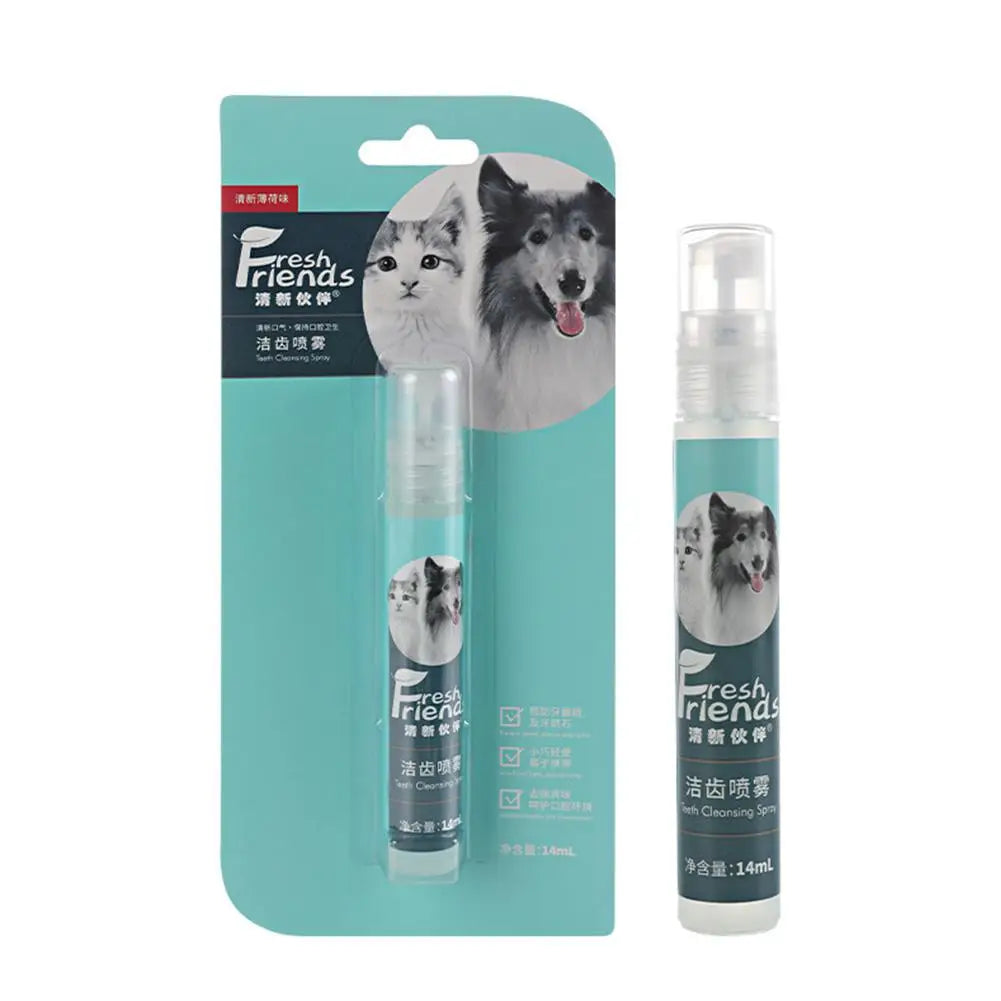 14ML Pet Oral Care Spray Dog Mouth Deodorizing Cleaning Spray