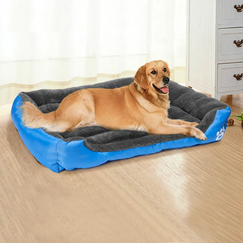 WHPC Dog Bed Warm Beds For Dogs Waterproof Bed Dog Soft Pet Bed For Dogs Washable House Cat Beds Puppy Kennel Christmas Gift 3XL