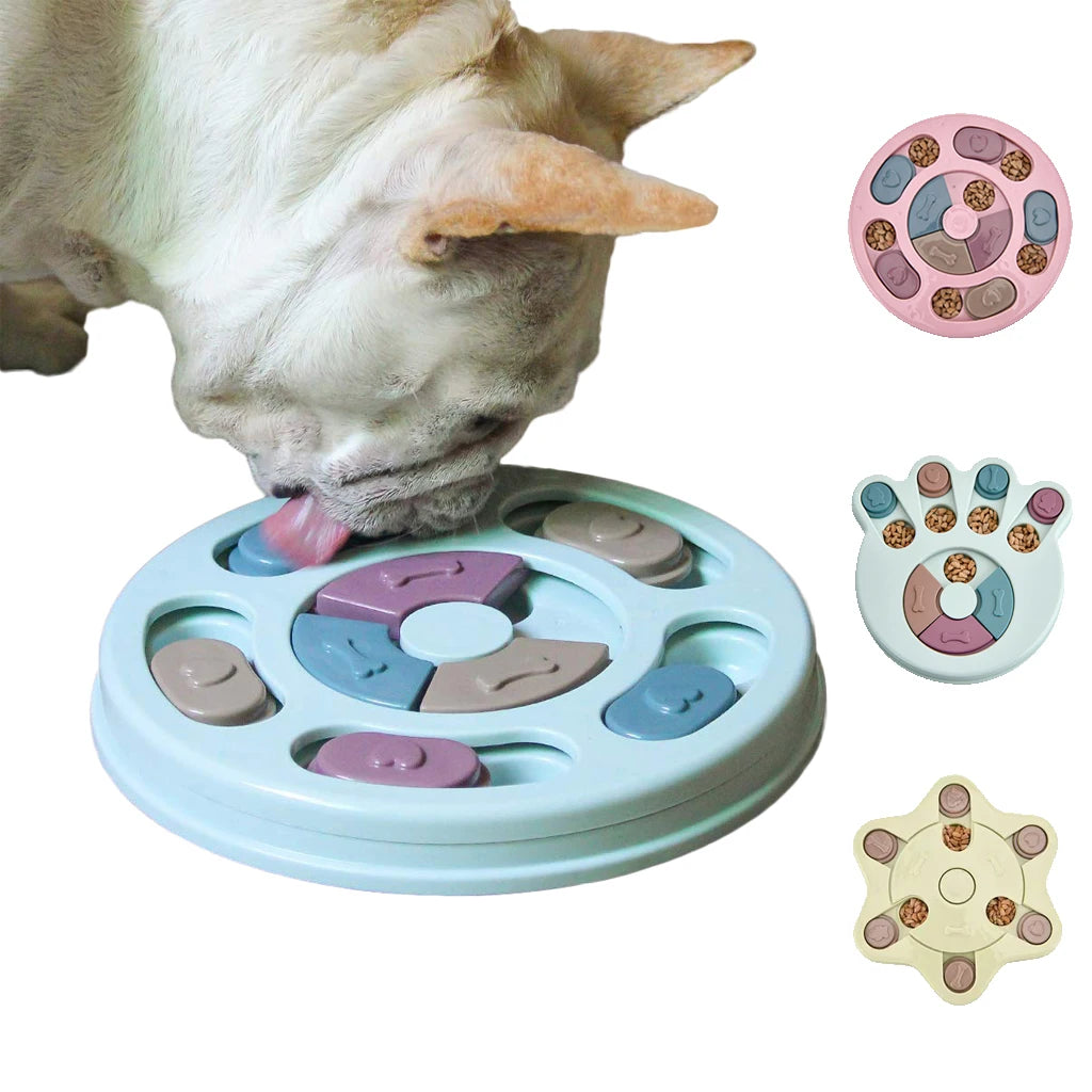 Dog Puzzle Toys Increase IQ Interactive Puppy Dog Food Dispenser Pet Dogs Training Games Feeder for Puppy medium Dog Bowl