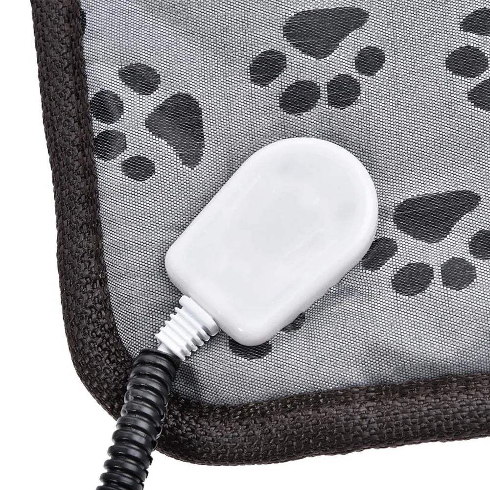 Dog Cat Electric Blanket Heating Pad Pet Bed Mat Waterproof Anti-Bite Adjustable Temperature Chair Cushion #W0