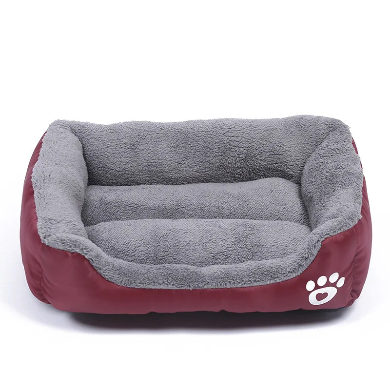 WHPC Dog Bed Warm Beds For Dogs Waterproof Bed Dog Soft Pet Bed For Dogs Washable House Cat Beds Puppy Kennel Christmas Gift 3XL