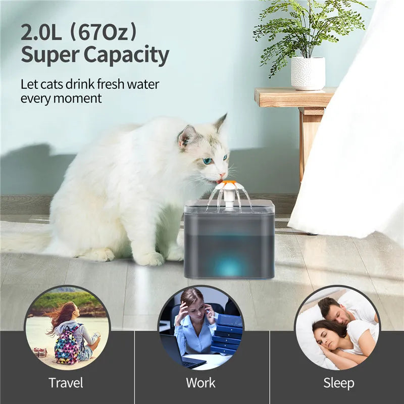 Smart Automatic Dog Cat Feeder 3.5 Liters Dry Food Dispenser Plus 2L Water Feeder Suitable For Small And Medium Pet Smart Feeder