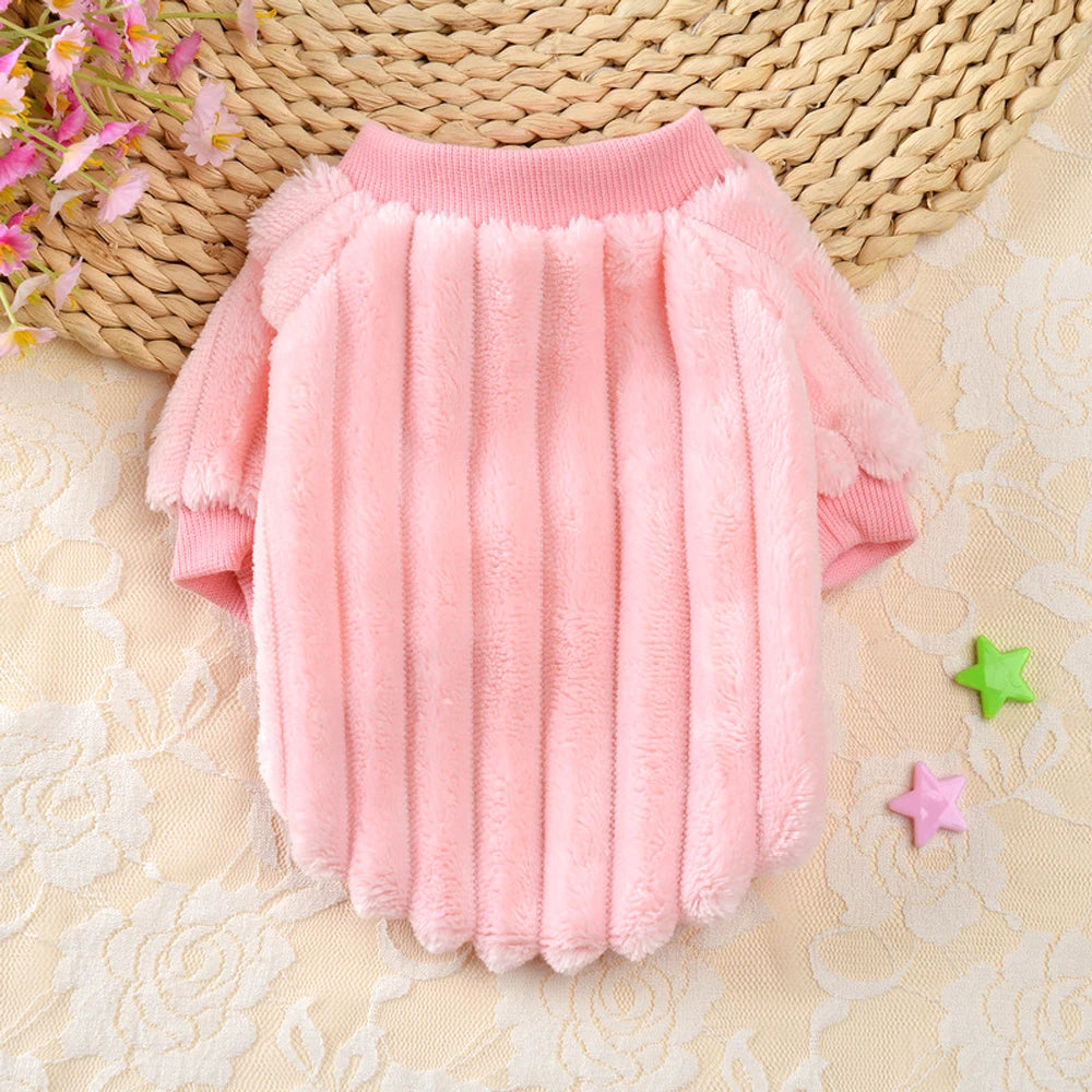 Cute Pet Clothes Soft Puppy Kitten Pet Coats For Small Medium Dogs Cats Warm Winter Dog Cat Jacket Clothing Chihuahua XS-2XL