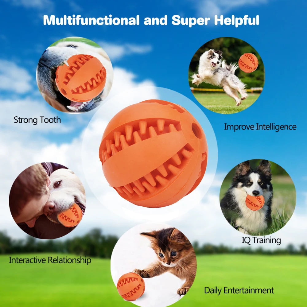 Soft Dog Chew Toy Rubber Pet Dog Teeth Cleaning Toy Aggressive Chewers Food Treat Dispensing Toy for Puppy Small Dog Accessories