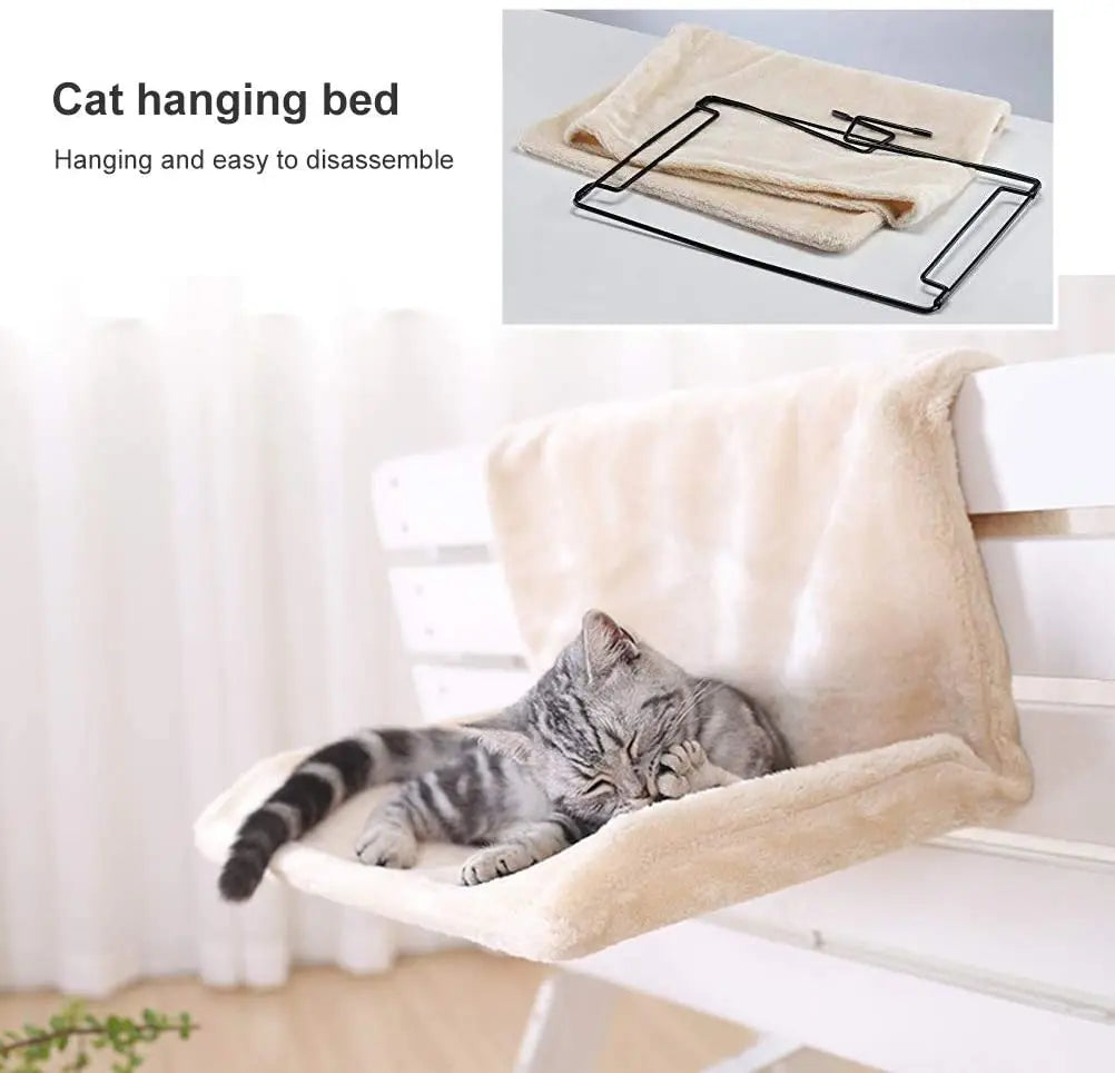 Cat Bed Hanging Pet Cat Hammock Aerial Pet Bed For Cat Sleeping Easy Washable Kitten Cats Window Seat House Pet Accessories