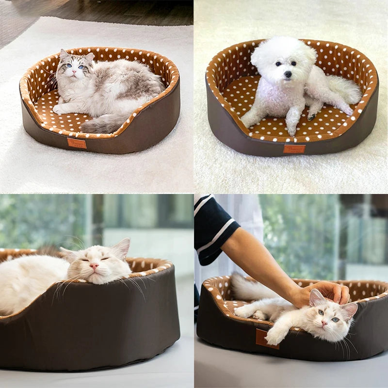 Double-Sided Available All Seasons Pet Bed Soft Breathable Dog Beds Match Ice Pad For Small Medium Dogs Cat Sleeping Pet Product