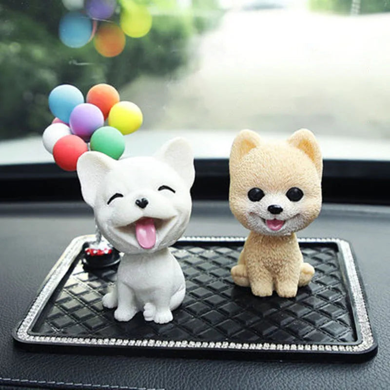 Shaking Head Dog Toy Car Furnishing Articles Dashboard Doll Cute Nodding Decoration Teddy Husky Corgi Interior Furnishings Gift