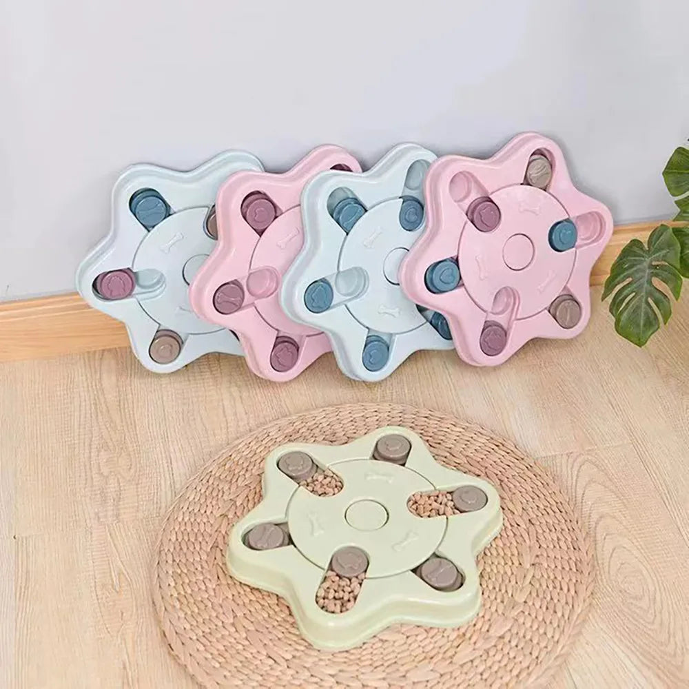 Dog Puzzle Toys Increase IQ Interactive Puppy Dog Food Dispenser Pet Dogs Training Games Feeder for Puppy medium Dog Bowl