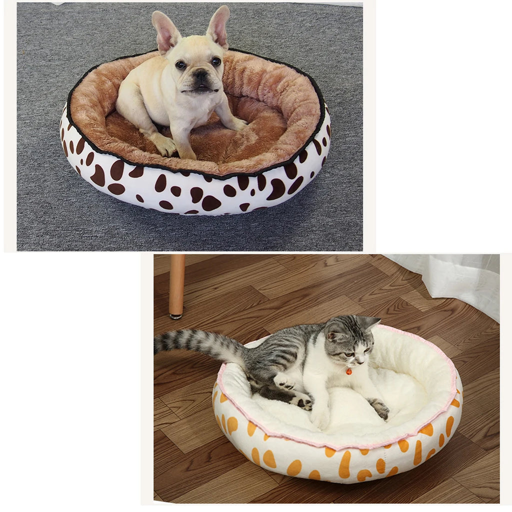 Round Dogs Bed Summer Cat Kennel Soft Washable Sleeping Cushion Breathable Puppy Mat Pad Pet Bed Sofa for Dog Cat Pet Supplies