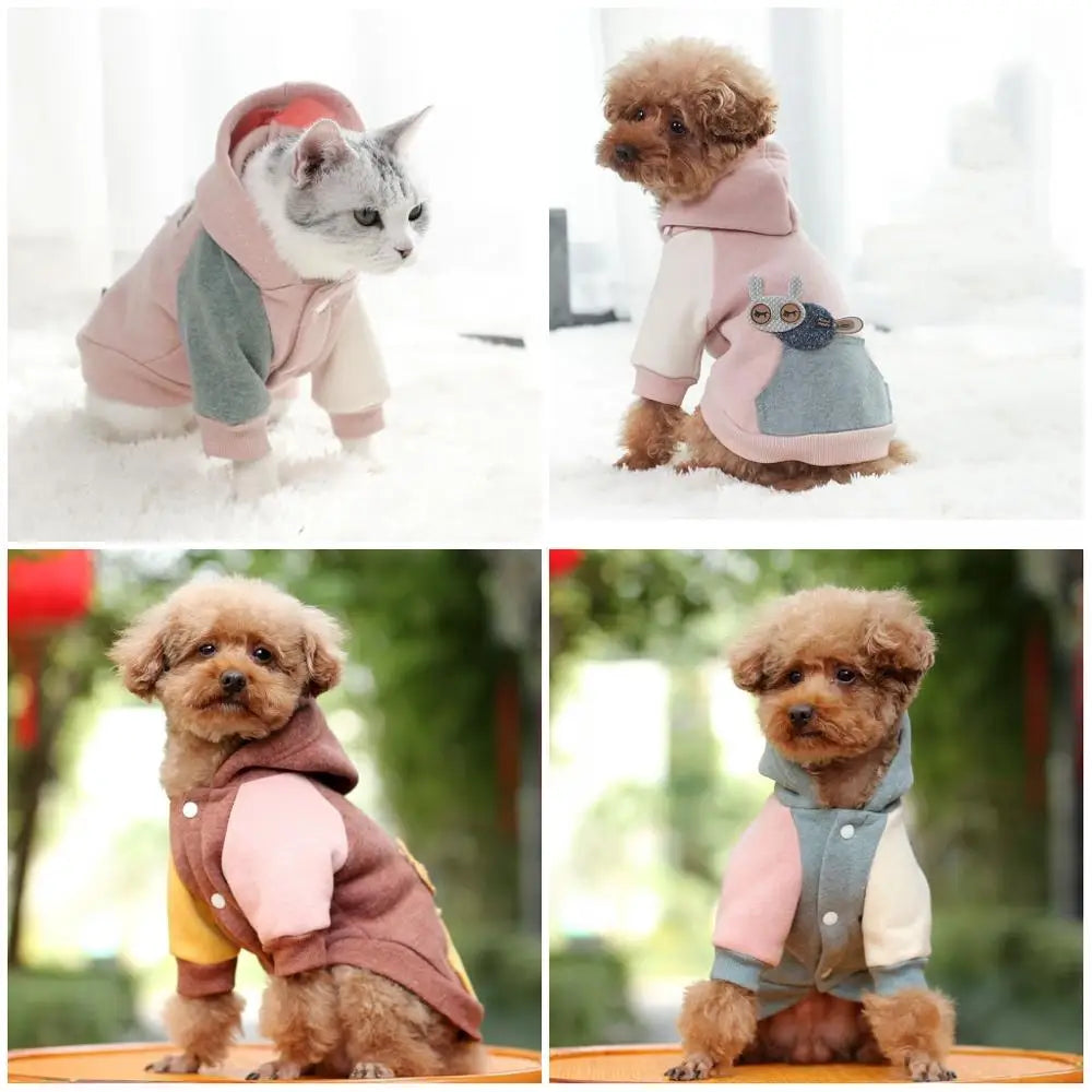 NEW Pet Clothes Dog Hoodies Spring Autumn Leisure Dog Sweatshirts For Small Cat  Large Dogs XS to XXXL