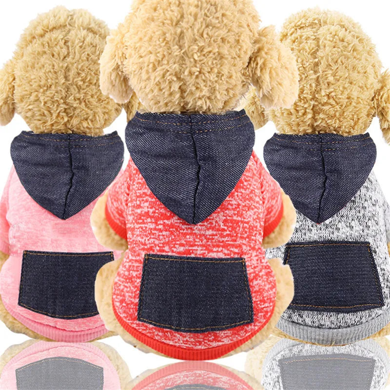 Pet Dog Clothes For Small Dogs Clothing Warm Clothing for Dogs Coat Puppy Outfit Pet Clothes for Large Dog Hoodies Chihuahua