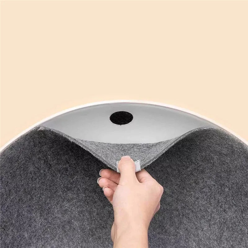 xiaomiyoupin Cat Beds & Mat Pet House Cat Boss Rotational Interaction Cat House Sleeping Pet Bed Fiber Material Cat Supplies
