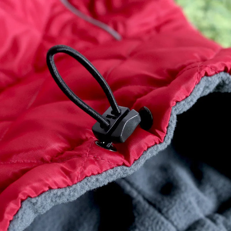 Wholesale Dog Clothing Jacket For Dog Winter Dog Clothes Thick Red Pet Clothes Golden Retriever Large Dog Jacket Black Dog Coat