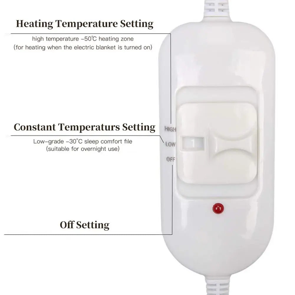 Dog Cat Electric Blanket Heating Pad Pet Bed Mat Waterproof Anti-Bite Adjustable Temperature Chair Cushion #W0