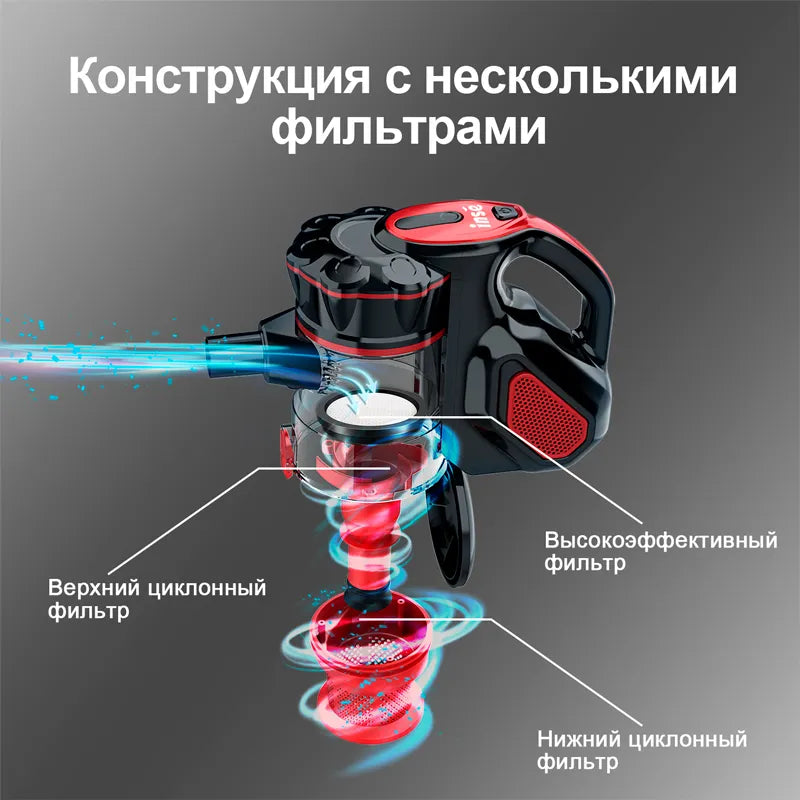 INSE I5 Corded vacuum cleaners 18Kpa Powerful Suction 600W Motor 4 in 1 stick Handheld vaccum cleaner for Home Pet Hair Carpet
