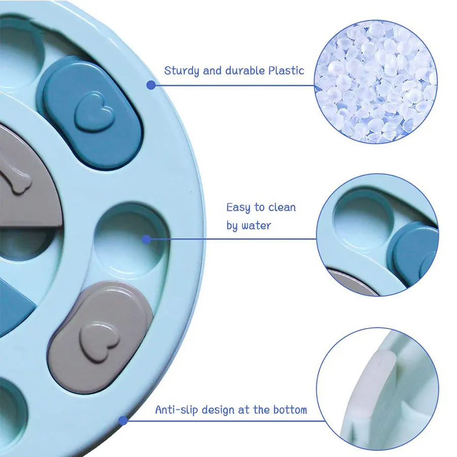 Dog Puzzle Toys Increase IQ Interactive Puppy Dog Food Dispenser Pet Dogs Training Games Feeder for Puppy medium Dog Bowl