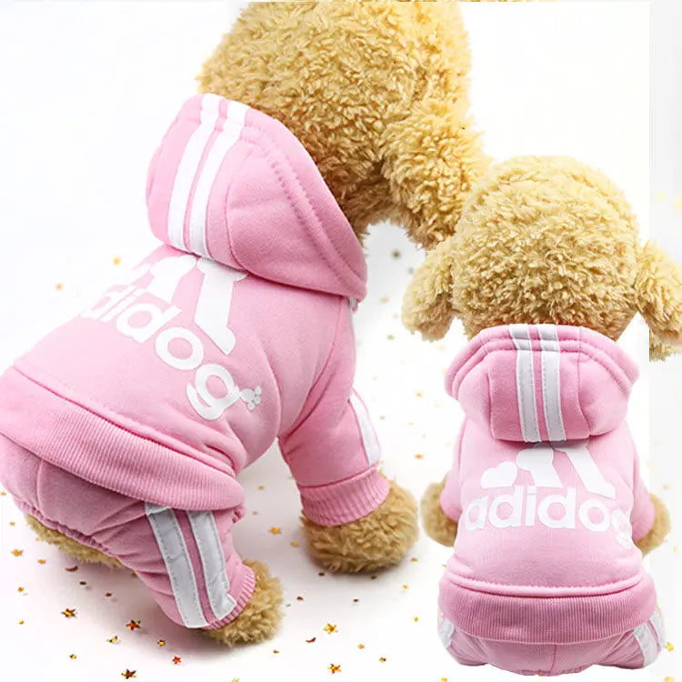 Adidog clothes Autumn And Winter New Pet Clothes Small Medium Clothes Luxury Dog Puppy Chihuahua Pet Warm Four-legged Sweater