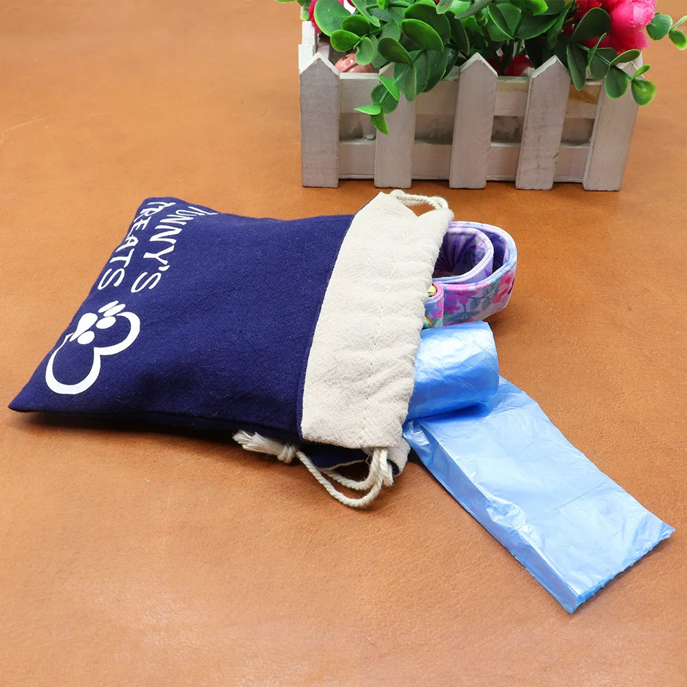 Personalized Dog Food Bag Portable Outdoor Travel Training Pet Snack Bags For Pet Food Key Garbage Bags Free Print Pet Name