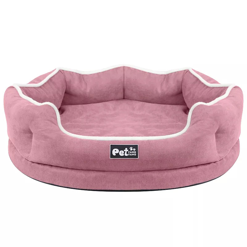 Dog Bed Winter Memory-Foam Waterproof Dog House For Puppy Large Removable Cover Pet Bed Soft Warm Dogs Lounge Sofa kennel