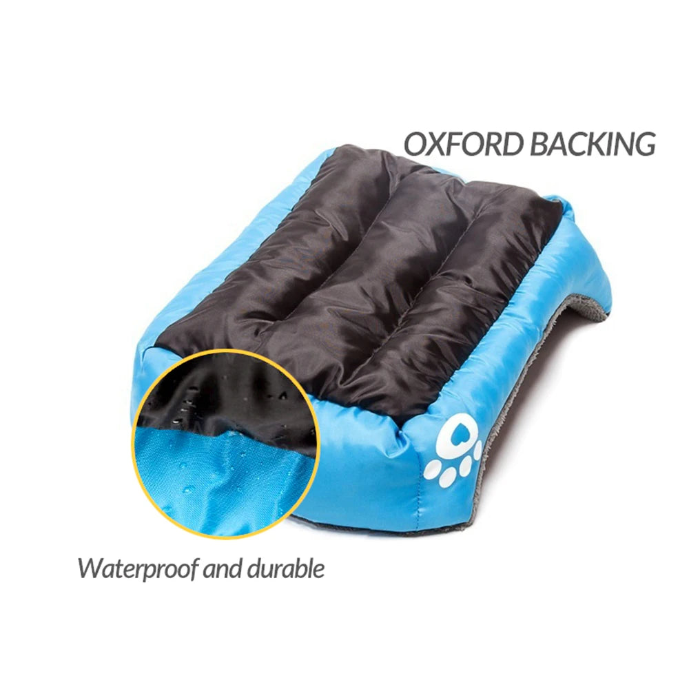 WHPC Dog Bed Warm Beds For Dogs Waterproof Bed Dog Soft Pet Bed For Dogs Washable House Cat Beds Puppy Kennel Christmas Gift 3XL