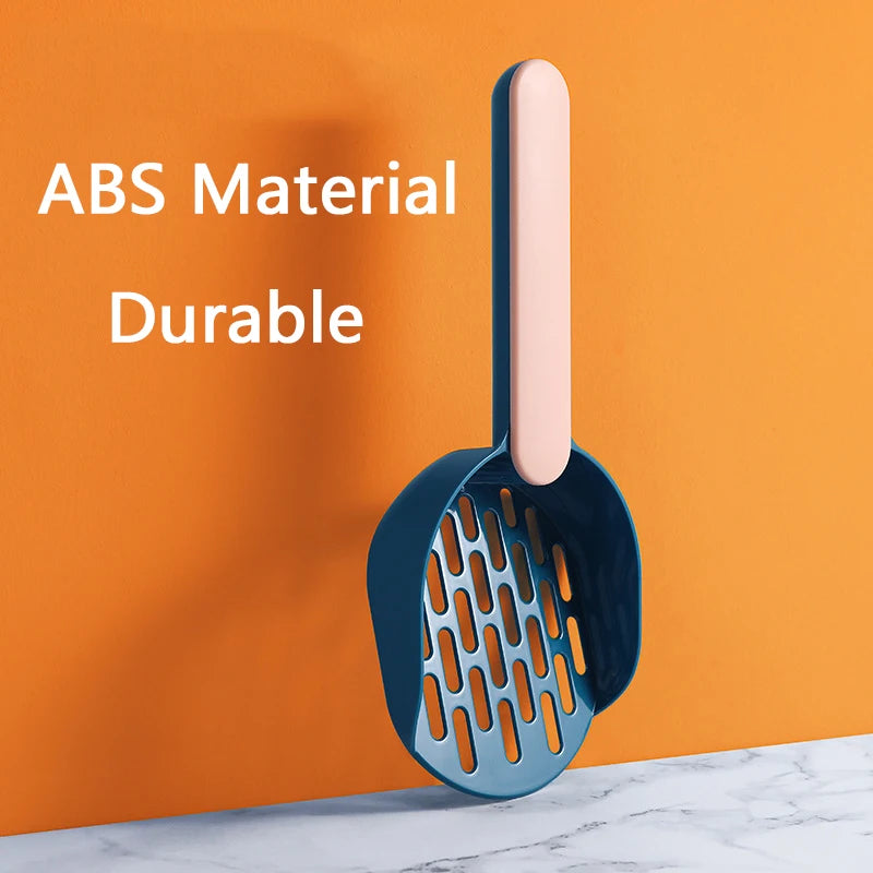 Cat Litter Scoop Plastic Cats Poop Scoop Cat Litter Shovel Box Pet Toilet Cleanning Tool Durable Pet Cleaner Shovel