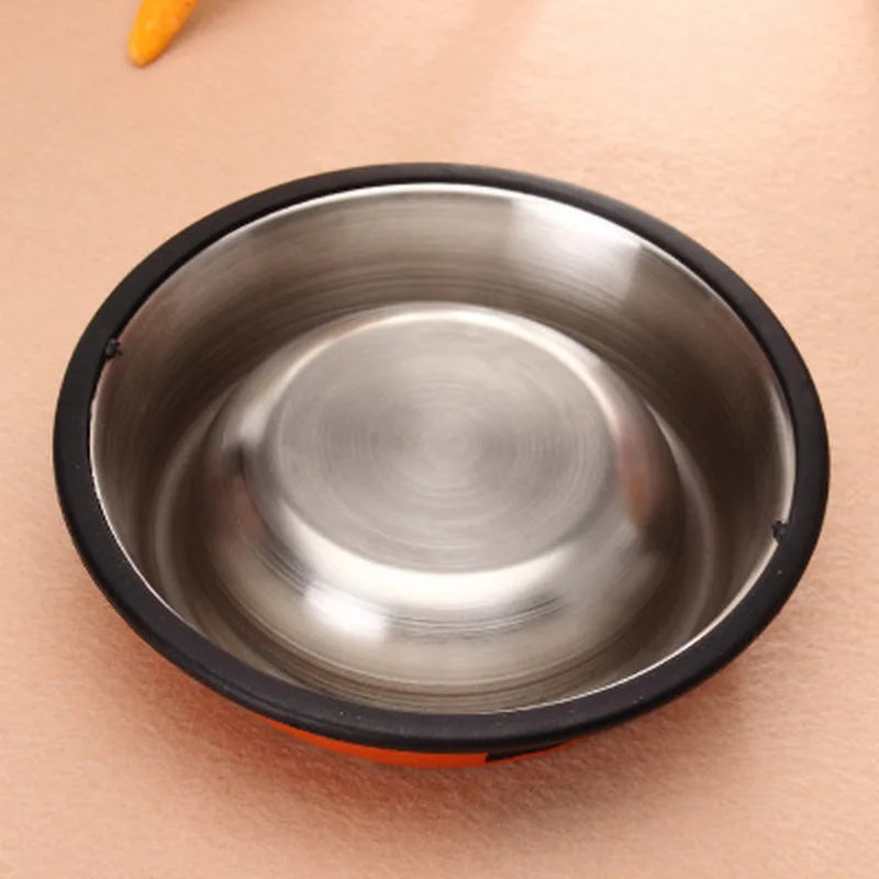 2021 New Hot Cat Feeding Bowl Stainless Steel Pet Bowls Cat Food Water Bowl Thick Non-slip Cat Dog Food Bowl Foods Utensils