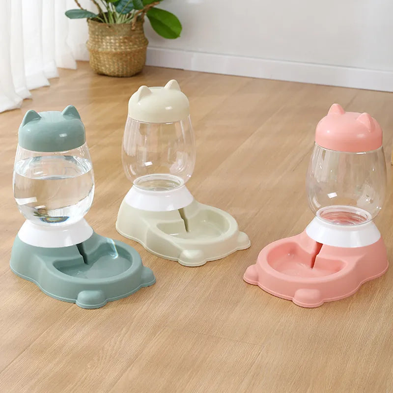 Pet Automatic Feeder Pet Water Dispenser Pet Dry Food Water Self Feeding Station Bowl For Indoor Cats Dogs Pet Supplies