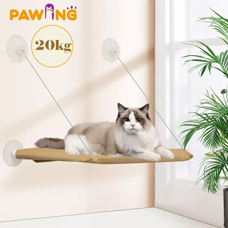 Cute Pet Hanging Beds Bearing 20kg Cat Sunny Window Seat Mount Pet Cat Hammock Comfortable Cat Pet Bed Shelf Seat Beds