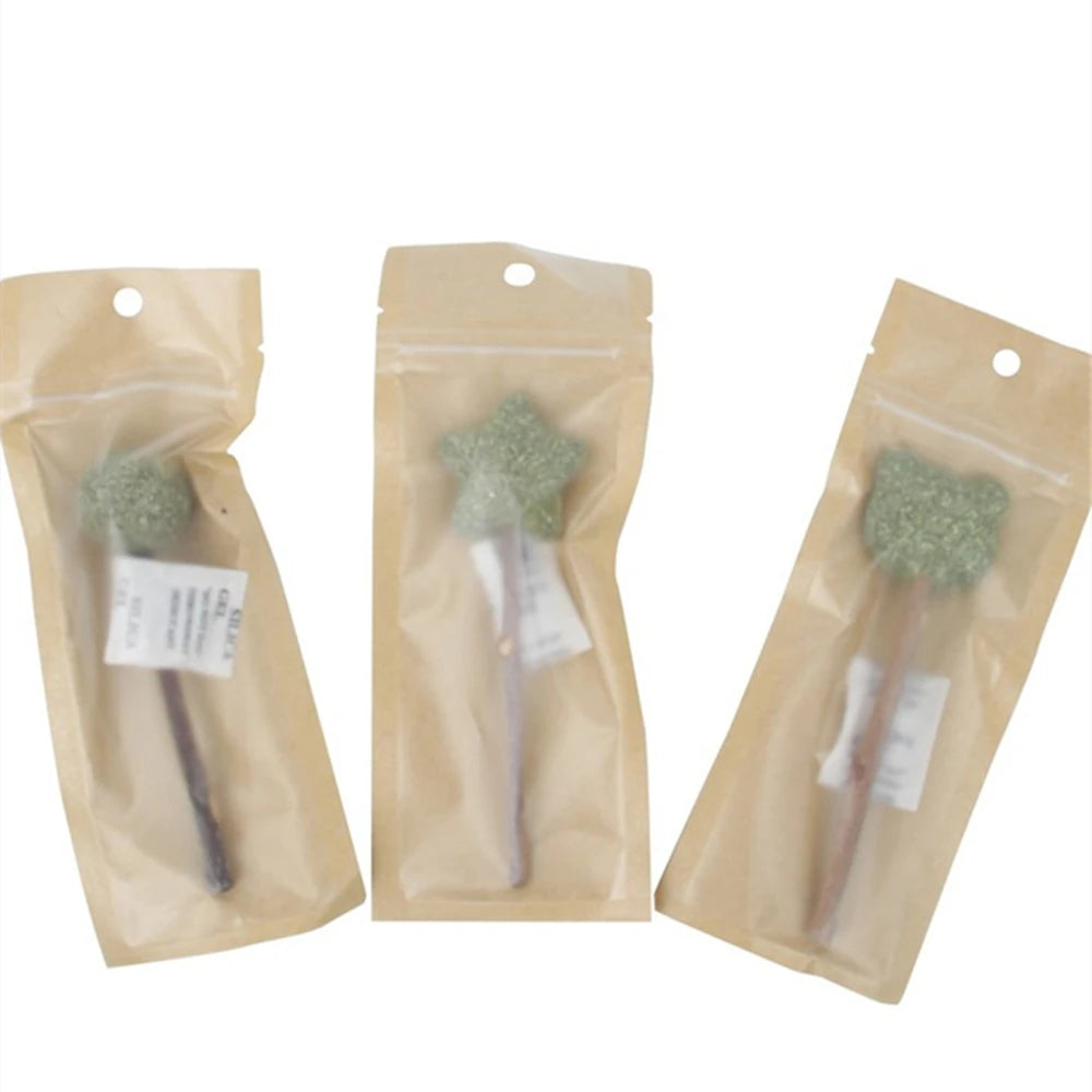 Catnip Snack Lick Candy Vitamin Pudding Catnip Lollipop Cat Accessories Pet Kitten Teeth Grinding Toys Interactive Supplies 2024