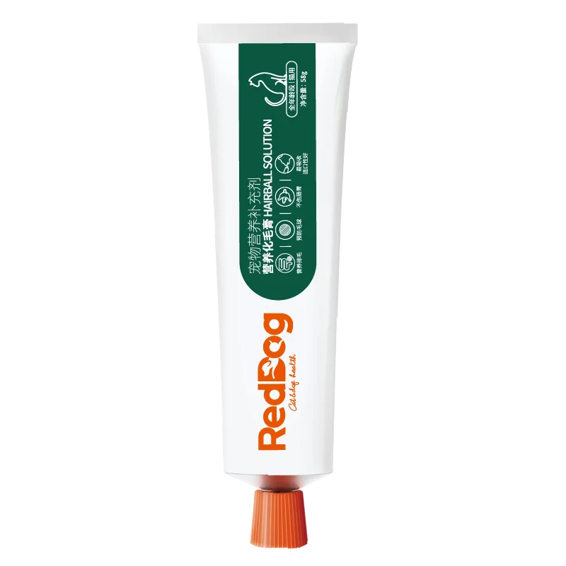 RedDog Cat Hairball Solution Gel Prevent Hair Pet Supplement Foods Accessories Vitamins