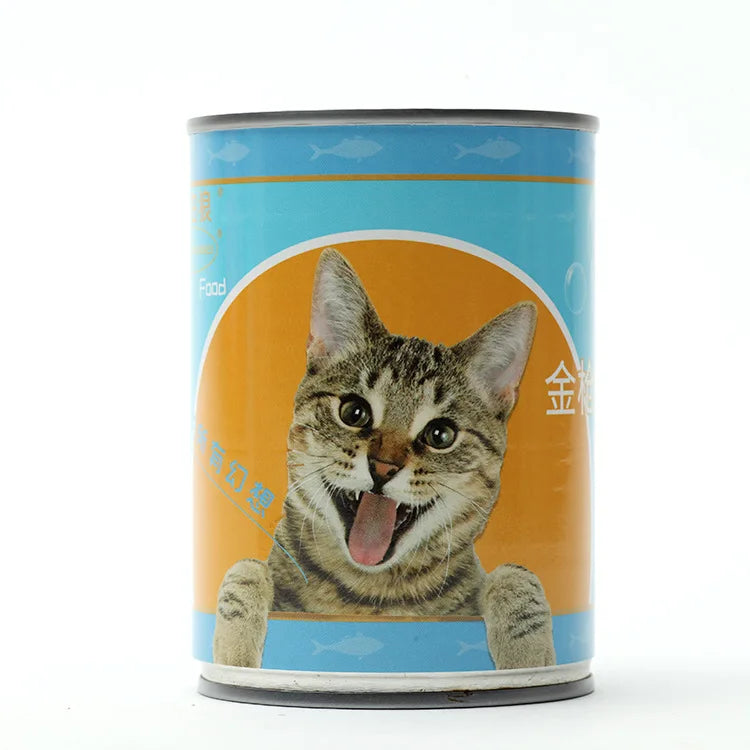 2023 New Cat Can Staple Food Can 375g Pet Cat Snack Tuna Kitten Adult Cat Nutritious Wet Food 4 Flavors Pet  Cat Accessories