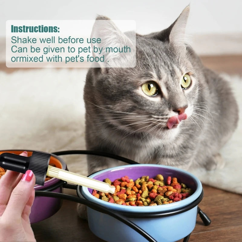 Hemp-Seed Oil High Potency 30ml for Dogs and Cats Vitamin, Omegas Rich 3, 6 & 9 Joint & Hip Healthy Calming Drops