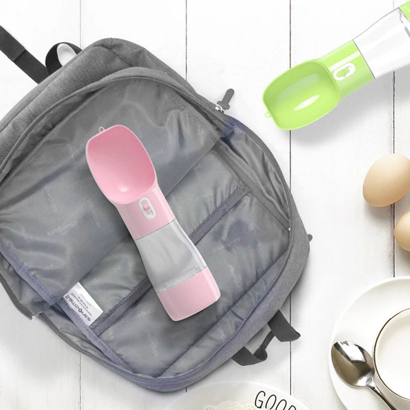 Portable Pet Water Bottle For Small Medium Dogs Puppy Kitten Driking Product Dog Food Storage Bottle Outdoor Travel Cat Feeder