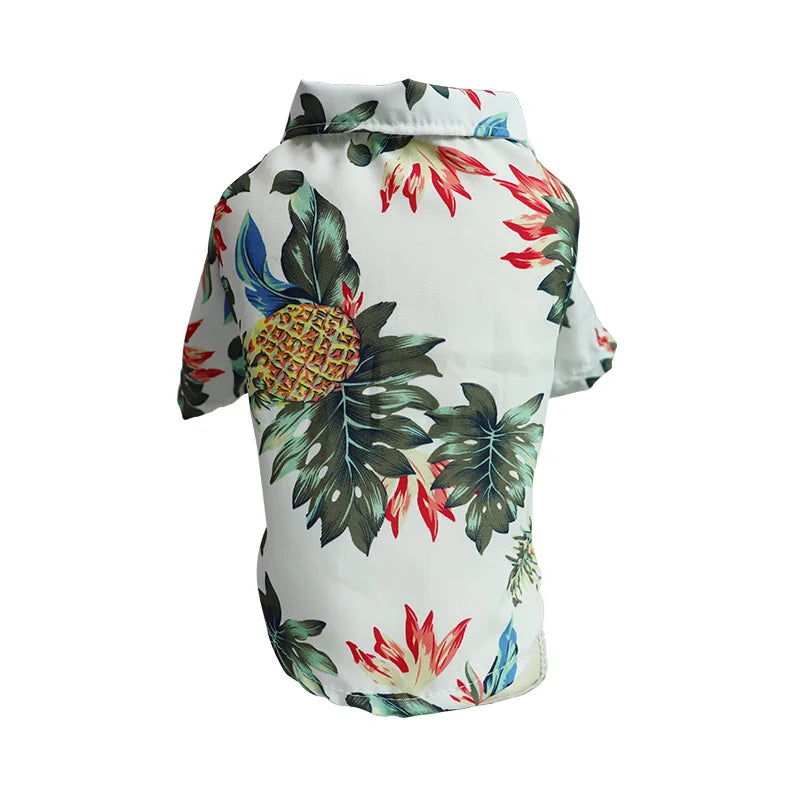 Hawaiian Style Dog Clothes French Bulldog Pet Clothes Summer Pet Clothing for Small Medium Dogs Puppy Chihuahua Ropa Perro Pug