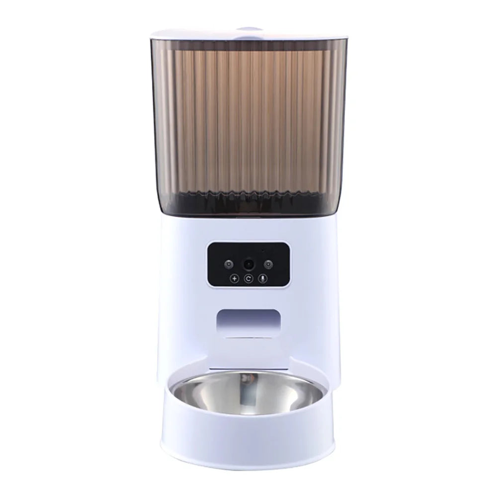 5L TuYa Smart WiFi APP Camera Automatic Pet Feeder Cat Food Dispenser Video Smart Feeder For Cats Dogs Pet Dry Food Bowl
