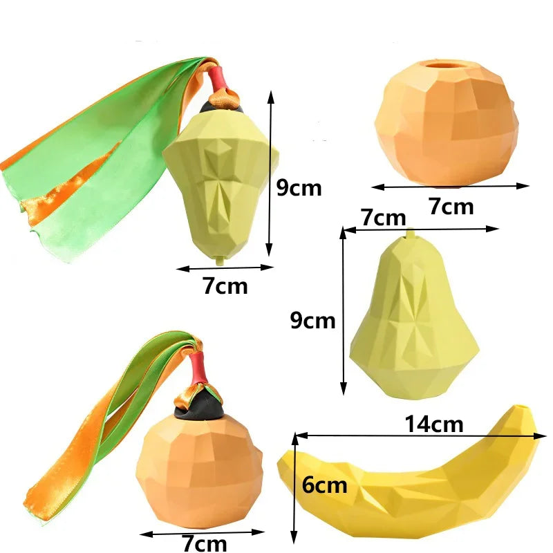 Pet Dog Natural Rubber Toys Dog Chew Toys Tooth Cleaning Treat Ball nteractive Hide Food Ball Indestructible For Small Meduim