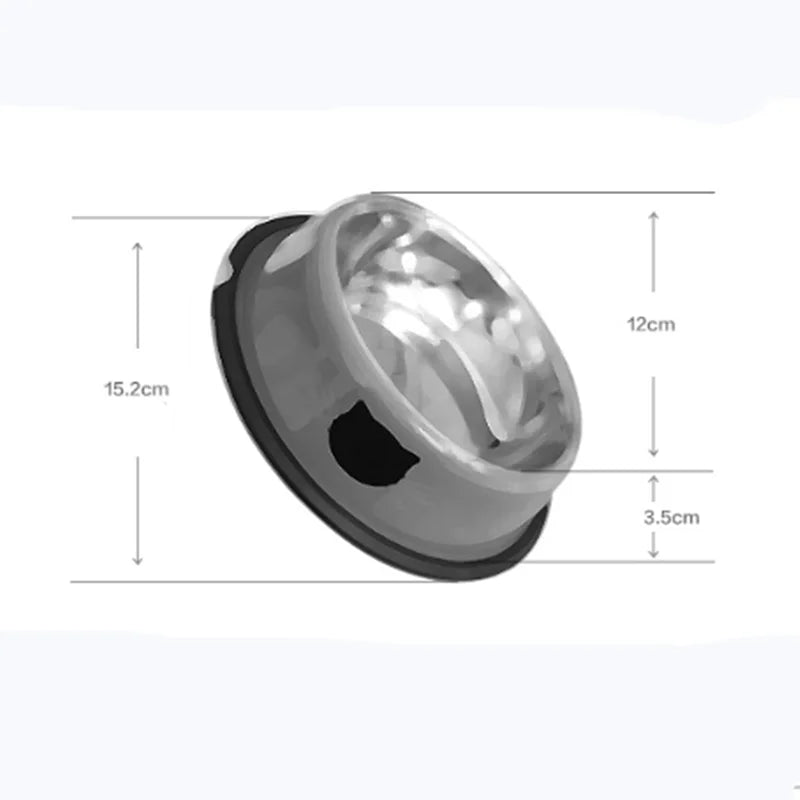 2021 New Hot Cat Feeding Bowl Stainless Steel Pet Bowls Cat Food Water Bowl Thick Non-slip Cat Dog Food Bowl Foods Utensils
