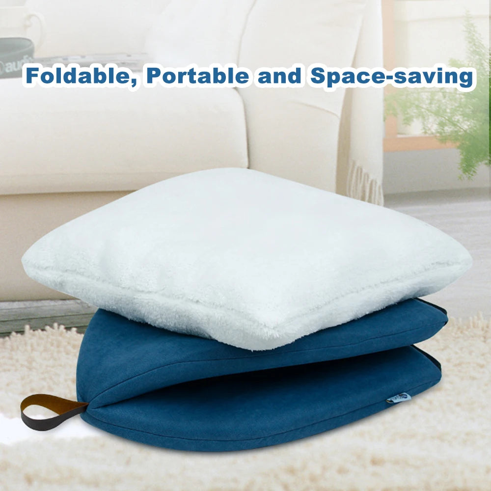 Portable Gray Cute Cat Shape Pet Bed Cat Cave Sleeping Bag Zipper Egg Shape Felt Cloth Pet House Nest Cat Basket with Cushion