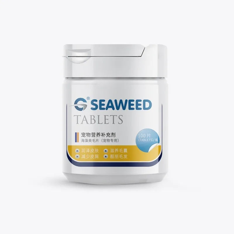 Pet health products dog calcium tablets cat vitamins seaweed beauty hair tablets conditioning gastrointestinal bright hair 100 t
