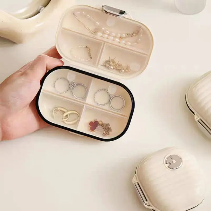 Portable Sub-Packing Medicine Box Travel Vitamin Pill Organizer Daily Pill Case Multifunctional Split Package Sealed Storage Box