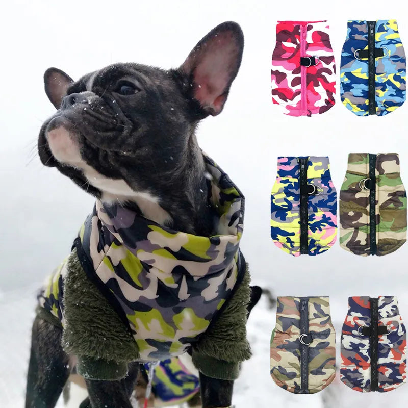 Winter Dog Coat Jacket Pet Clothes For Small Dogs Downcoat Waterproof Dog Costume Warm Pet Apparel French bulldog Yorkie Clothes