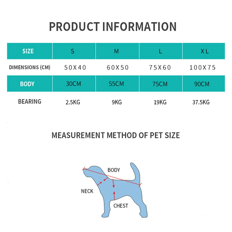 Dogs Kennel Winter Warm Removable Washable Pet Bed Bite-resistant Puppy Sofa Cushion Plush Cat Mat for Large Pet Sleeping Bag