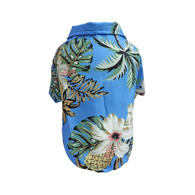 Hawaiian Style Dog Clothes French Bulldog Pet Clothes Summer Pet Clothing for Small Medium Dogs Puppy Chihuahua Ropa Perro Pug