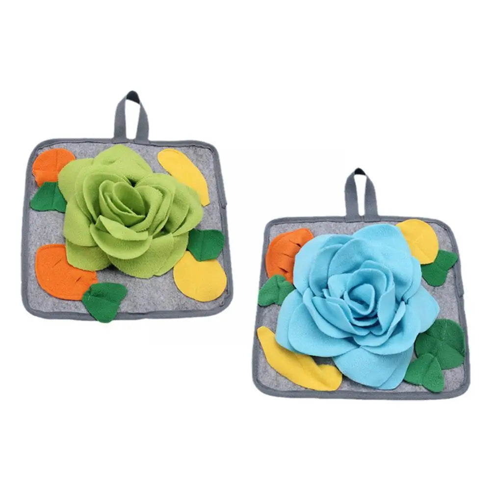 30*30cm Pet Rabbit Sniffing Mat Pad Rabbit Sniffing Fleece Toys Hamster Pad Dog Dog Feeding Chew Treat Mat Snacks Blanket P D5V6