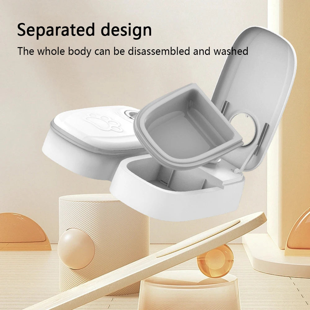 Automatic Pet Smart Timing Feeder Dog Cat Bowl Feeding Supplies Cats Food Dry and Wet Dispenser Pets Feeders Bowls Accessories
